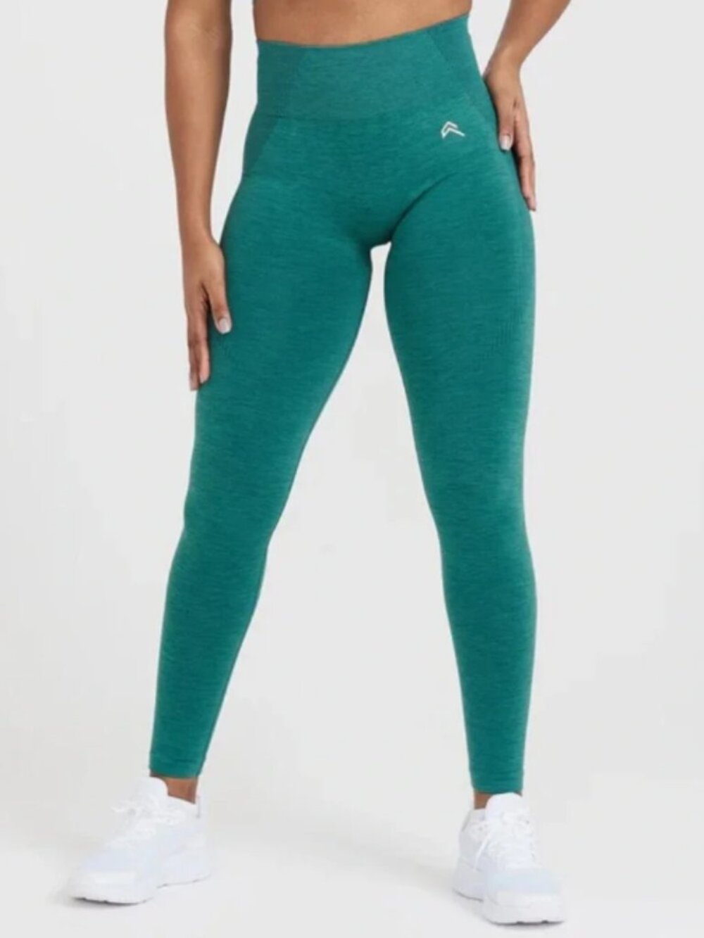 Oner Active Classic Seamless 2.0 Leggings Mineral Green Marl High Rise Sz Medium